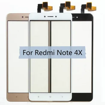 Už Xiaomi Redmi Pastaba 4X LCD Ekranas Jutiklinis Ekranas, Priekinis Stiklas, Jutiklis skaitmeninis keitiklis Note4X Telefonas Pakeitimo Atsarginės Dalys