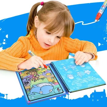 Vaikai Magija Vandens Piešimo Knyga Spalvinimo Rinkinys Su Magija Parkeris Piešimo Lenta Educataional Dažymas Aqudoodle Žaislai, Dovanos Vaikams