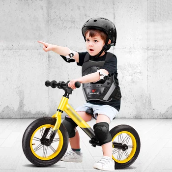 Vaikai Motociklas Tinka Liemenė Šarvai Raštas Alkūnės, Kelio Trinkelėmis Nustatyti 4-14 Metų Vaikas Slidinėjimo Motoroleris Skateboard Ledo Ritulio Roller Dviratį Rinkinys