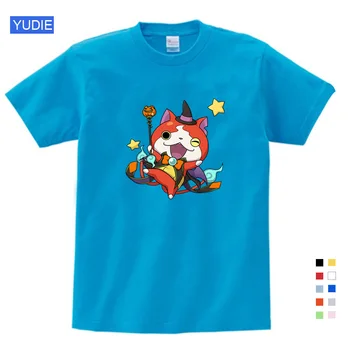 Vaikų marškinėliai Animacinių filmų Youkai t shirt Spausdinti Vaikai Trumpas Rankovės Marškinėliai Berniukui Vasaros SpringToddlers Drabužių Mados Kūdikių Drabužiai.