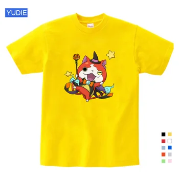 Vaikų marškinėliai Animacinių filmų Youkai t shirt Spausdinti Vaikai Trumpas Rankovės Marškinėliai Berniukui Vasaros SpringToddlers Drabužių Mados Kūdikių Drabužiai.