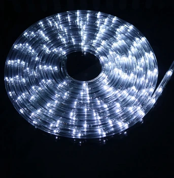 Vaivorykštė Vamzdis LED Juostelės Neoninės šviesos Ištisus du laidus AC220V vandeniui Lauko, Patalpų Chrismas Vestuvių dekoravimas string žibintai