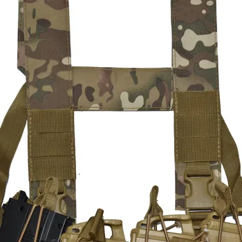 Vasaros airsoft krūtinės platformą su ammo maišeliai multi-funkcija lengvi taktinis krūtinės įrenginys D3 dažasvydis krūtinės įrenginys karinės liemenė