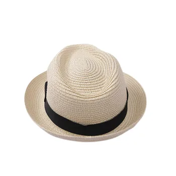 Vasaros Kepurės Moterims, Vyrams, Džiazo Šiaudų Skrybėlę Vasarą Paplūdimys Skrybėlės Ponios Fedora Anti-UV Apsaugos nuo Saulės 2020 Naujas Chapeau Femme