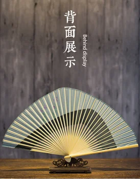 Vasaros šilko vertus, ventiliatorius kokybės bambuko medienos nešiojamas mini ventiliatorius vestuvių lankstymo ventiliatorius eventail pagrindinis geriausia dovana ventiliatorius, nemokamas pristatymas