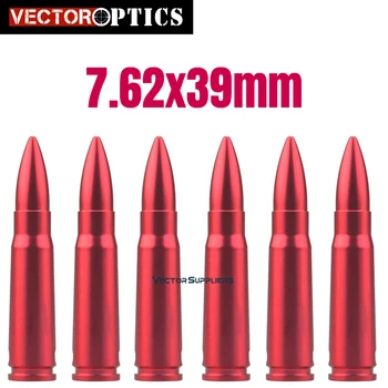 Vector Optics 7.62x39mm Tikslumo Sausas Gaisrų Snap Caps Saugos Mokymo Patrice Tuščių Šovinių Aliuminio (6 Pakuotėje) w/ Diržas