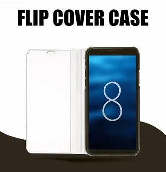 Veidrodis Peržiūrėti Smart Flip Case For Samsung Galaxy A21S Prabanga originalus Magnetinis fundas A21 S 21S SM A217 A217F Galinį Telefono Dangtelį