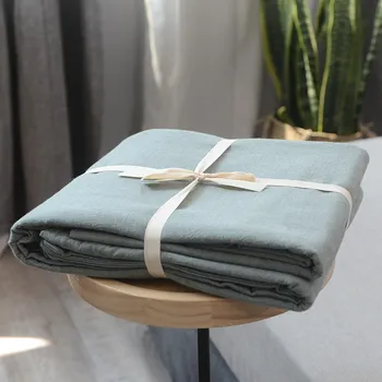 Vienos vienetų medvilnės Verpalai, išausti plauti medvilnės šviesiai žalia antklode padengti Japonų stiliaus Galima