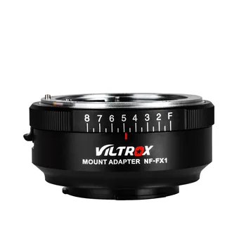 Viltrox NF-FX1 Fotoaparato Objektyvo Adapteris w/ Mount Adjustable Diafragmos Žiedas, skirtas 