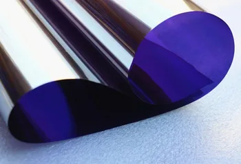 Violetinė Juoda Izoliacija Langų Plėvelių Saulės Atspindinti Vienas iš Būdų, Veidrodis spalva lango Lipdukas, skirtas Namų ir biuro dekoro Ilgis 200cm