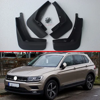 VW Volkswagen Tiguan 5N 2017 2018 Purvo Atvartais Splash Apsaugai Sparnas Mudguard Rinkinys Purvo Atvartu Splash Apsaugai Mudguard Automobilių stilius