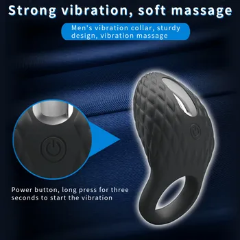 Vyrai Masturbator Vibruojantys Žiedai USB Įkrovimo Vyrų Varpos Didinimo Žiedas Klitorio, G-Taško Vibratoriai Ritmais Stimuliatoriai Sekso Žaislai
