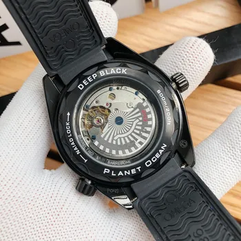 Vyriški Prabangūs Sporto Automatinis Mechaninis laikrodis safyro stiklas Laikrodžio Retro Žiūrėti