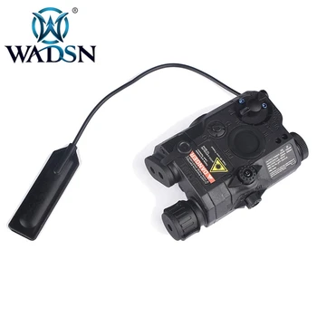WADSN PEQ-15 LA5 Baltas LED Taktinis Žibintuvėlis+Red Dot Lazerio+IR Lęšiai Medžioklės Šautuvas Airsoft Baterija Lauke WEX276 Ginklas Žibintai