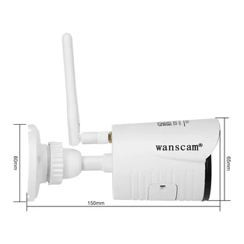 Wanscam IP Kamera, Wifi Lauko 1080P Belaidžiai Judesio Aptikimo Namų Apsaugos Stebėjimo VAIZDO Kameros Tinklo 4X Zoom Mini P2P