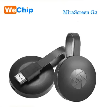 Wechip MiraScreen G2 Tv Stick Wireless Dongle Tv Stick 2.4 GHz 1080P HD Chorme mesti Paramos HDMI Miracast 