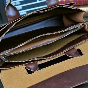 WESTAL Vyrų odos rankinės PU vyrų entire maišeliai dokumentas verslo nešiojamas krepšiai derliaus rankinės už vyro pečių bags3081