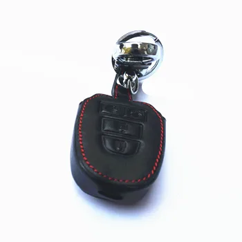 WFMJ natūralios Odos 4 Mygtukų Nuotolinio Smart Key Chain Padengti Atveju Fob 2012 m. 2013 M. M. 