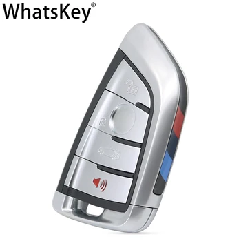 WhatsKey Naujo Stiliaus Peilis Smart Kortelės Mygtukas Mygtukas Korpuso Dangtelis BMW 3/5/7 Serijos X1 X3 X5 G20 G30 F48 F39 F10 F22 F30 Klavišą Atveju