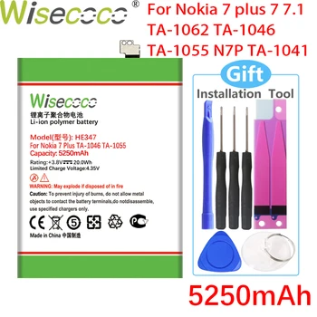 Wisecoco HE347 5250mAh Nauja Baterija 