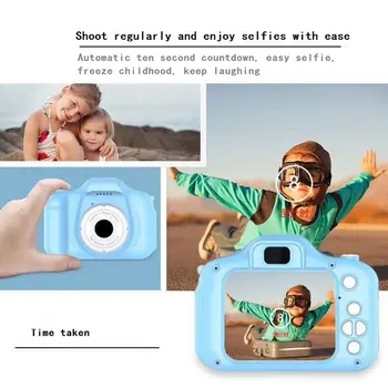 X2 Mini Skaitmeninis Fotoaparatas Vaikų Nuotraukų, Vaizdo Kameros, Įrašymo vaizdo kameras Vaikams, Vaikams, Kūdikių Dovanos Švietimo Žaislai, Gimtadienio