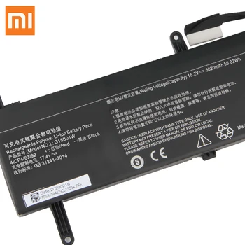 XaioMi Originalią Bateriją G15B01W už Xiaomi Sąsiuvinis 15.6