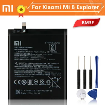 Xiao Xiaomi Mi BM3F Telefono Baterija Xiao MI8 Explorer Mi8Pro MI 8 Pro 