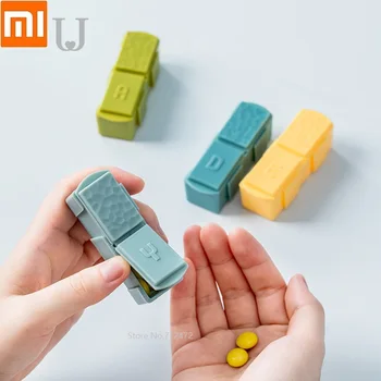 Xiaomi jordanjudy Pilstymo tablečių dėžutė Nešiojamų maža dėžutė Supakuota tablečių dėžutė su mini uždaromos tablečių dėžutė