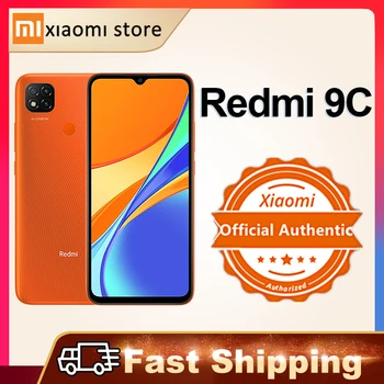 Xiaomi Redmi 9C Pasaulio Versija 3GB 64GB Išmanųjį telefoną Gel G35 Octa Core 6.53