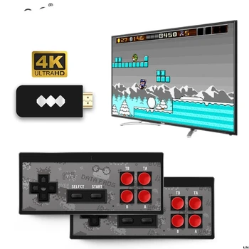 Y2 4K HDMI Vaizdo Žaidimų Konsolės Pastatytas 568 Klasikiniai Žaidimai, Mini Retro Konsolės Bevielio ryšio Valdiklis, HDMI Dual Žaidėjai