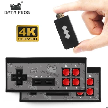 Y2 4K HDMI Vaizdo Žaidimų Konsolės Pastatytas 568 Klasikiniai Žaidimai, Mini Retro Konsolės Bevielio ryšio Valdiklis, HDMI Dual Žaidėjai