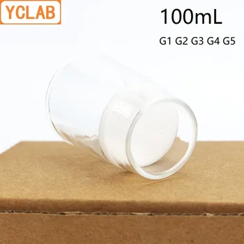 YCLAB 100mL Smėlio Core Tiglį filtras G1 G2 G3 G4 G5 Stiklo Laboratorijos Chemijos Įranga
