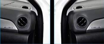 Yimaautotrims Anglies Pluošto Išvaizdos Interjero Komplektas Suzuki Vitara - 2020 prietaisų Skydelio Oro KINTAMOSIOS srovės Lizdo Angos Žiedas Dangtelis Apdaila 5 Vnt