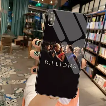 YJZFDYRM Amerikos TV serialas Milijardus Shell Telefono dėklas Grūdintas Stiklas iPhone 11 Pro XR XS MAX 8 X 7 6S 6 Plus SE 2020 atveju