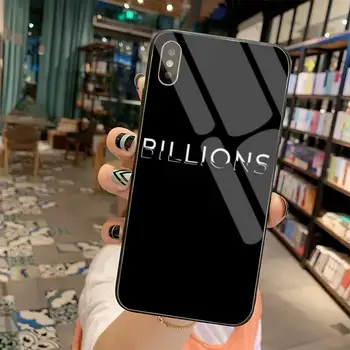 YJZFDYRM Amerikos TV serialas Milijardus Shell Telefono dėklas Grūdintas Stiklas iPhone 11 Pro XR XS MAX 8 X 7 6S 6 Plus SE 2020 atveju