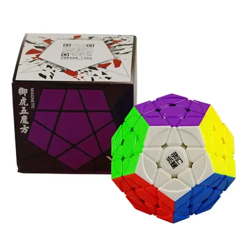 Yongjun Yuhu 3x3 Megaminx Megaminxeds kubo Magnetinio Stickerless Profesinės Greitis 3 Sluoksnis Kubeliais vaikams Žaislas Suaugusiųjų Žaidimas Žaislas Dovana