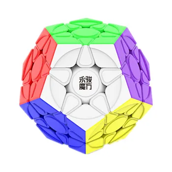 Yongjun Yuhu 3x3 Megaminx Megaminxeds kubo Magnetinio Stickerless Profesinės Greitis 3 Sluoksnis Kubeliais vaikams Žaislas Suaugusiųjų Žaidimas Žaislas Dovana