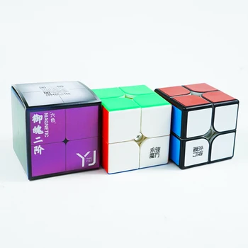 Yongjun Yupo v2 M 2x2x2 Magnetinio Greitis Kubo 50mm yupo 2x2 2M Magija Kubeliai Įspūdį Profesinio Mokymo Žaislai vaikams