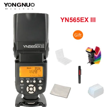 YONGNUO YN565EX III Belaidžio TTL Slave Flash Speedlite GN58 Didelės Spartos Perdirbimo Sistema Palaiko USB Firmware Upgrade Canon