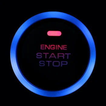 YOSOLO 12V Universali Automobilio Variklis, Start Stop Mygtukas imobilizavimo Uždegimo Starterio Jungiklis Automobilio interjero priedai