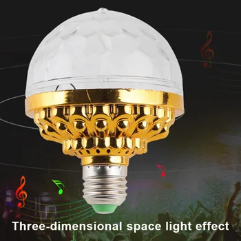 Ypatingas LED Spalvinga Sukasi Magija Kamuolys Scenos Šviesos Lemputės Lempos Namuose Šalis Geriausios Kainos