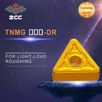ZCC cnc įdėklai 10vnt/daug TNMG160408 TNMG 160412 DR staklės, pjovimo įrankiai, padengtas įtvirtino karbido tekinimo įdėklai plieno apdaila