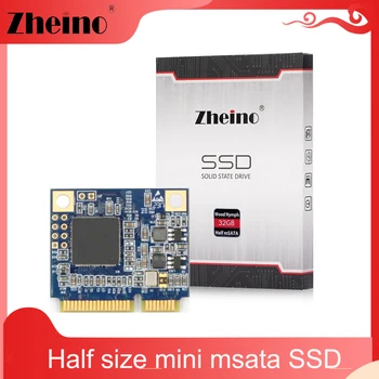 Zheino Pusė Dydis mSATA SSD 16GB 64GB 128GB 256 GB SATA3 Mini (Pusė Dydžio) mSATA3 SSD (Solid State Drive