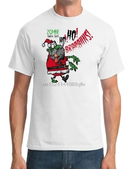 Zombie Santa Sako Ho Ho Smegenys - Juokinga - Vyrai T-shirt