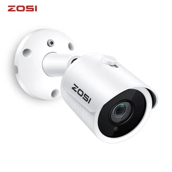 ZOSI PoE 4MP/5MP Super HD Laidinio IP Tinklo Kameros oro sąlygoms Lauko kamera su 100ft(30m) Naktinio Matymo