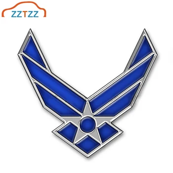ZZTZZ 3D Metalo JAV Oro Pajėgų Automobilių lipdukas Logotipas Logotipas Ženklelis Automobilių Stilius Universaliųjų Automobilių Moto Nuoma Dekoratyviniai Aksesuarai
