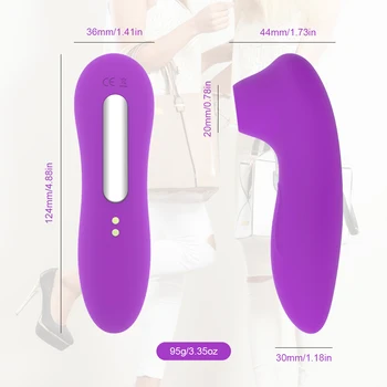 Čiulpti silikono Vibratorius G spot-Klitorio stimuliatorius Spenelių Gyvis Erotika Suaugusiųjų Sekso Žaislai Moterims, Sekso Parduotuvė Intymus Prekes