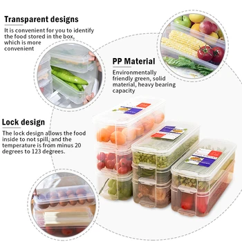 Šaldytuvas laikymo dėžutė Kiaušinių kukulis Konteineriai, įvairūs grūdai, vaisiai ir daržovės, maisto produktų laikymo dėžutė, virtuvė, konteineriai