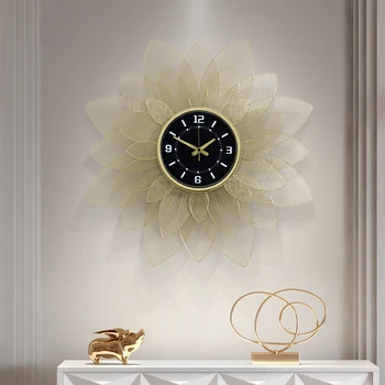 Šiaurės laikrodis sieninis laikrodis modernus dizainas, garso išjungimo laikrodis restoranas namuose mados dekoratyvinis kvarcinis laikrodis didelis laikrodis ant sienos