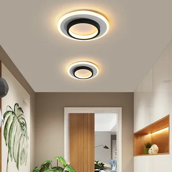 Šiuolaikinių led Lubų+šviesa kambarį Miegamasis Blizgesio Avize LED lubų lempa praėjimo, įėjimo Koridorius Turo Kvadrato formos